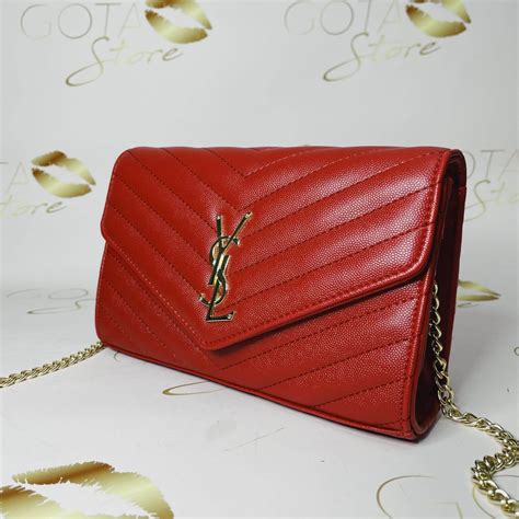 ysl red clutch replica|ysl evening clutch.